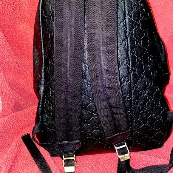 Authentic Gucci backpack leather - Picture 3 of 4